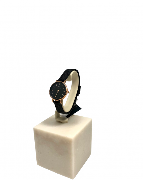 Nuovo orologio Daniel Wellington Petite Melrose con cassa tonda e quadrante color nero. DW00100441 Daniel Wellington.